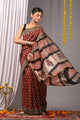 Jaipuri Block Print Chanderi Silk Saree
