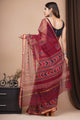 Hand Block Printed Kota Doria Saree