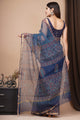 Hand Block Printed Kota Doria Saree