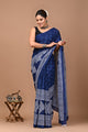 Printed Pure Cotton Mulmul Saree With Blouse