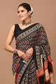 Printed Pure Cotton Mulmul Saree With Blouse