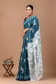 Printed Pure Cotton Mulmul Saree With Blouse