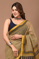 Crafts Moda Exclusive Block Printed Kota Doria Saree With Blouse