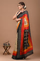 Printed Pure Cotton Mulmul Saree With Blouse