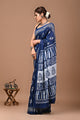 Printed Pure Cotton Mulmul Saree With Blouse