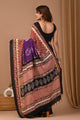 Crafts Moda Beautiful Block Printed Assam Silk Saree