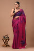 Printed Pure Cotton Mulmul Saree With Blouse