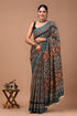 Printed Pure Cotton Mulmul Saree With Blouse