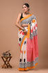 Printed Pure Cotton Mulmul Saree With Blouse