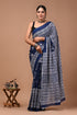Printed Pure Cotton Mulmul Saree With Blouse