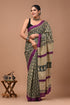 Printed Pure Cotton Mulmul Saree With Blouse