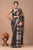 Block Printed Cotton linen Saree With Unstiched Blouse