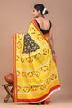 Printed Pure Cotton Mulmul Saree With Blouse