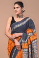 Printed Pure Cotton Mulmul Saree With Blouse