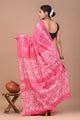 Printed Pure Cotton Mulmul Saree With Blouse