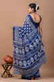 Jaipuri Printed Pure Cotton Mulmul Saree With Blouse