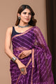 Crafts Moda Shibori Tie & Dye Kota Doria Saree With Blouse