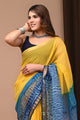 Crafts Moda Shibori Tie & Dye Kota Doria Saree With Blouse