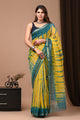 Crafts Moda Shibori Tie & Dye Kota Doria Saree With Blouse