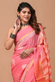 Jaipuri Traditional Block Printed Assam Silk Saree