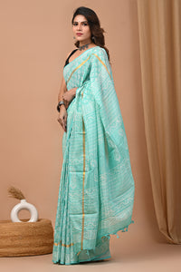 Jaipuri Traditional Block Printed Assam Silk Saree
