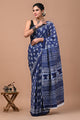 Printed Pure Cotton Mulmul Saree With Blouse