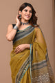 Crafts Moda Exclusive Block Printed Kota Doria Saree With Blouse