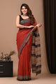 Crafts Moda Exclusive Block Printed Kota Doria Saree With Blouse