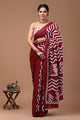 Printed Pure Cotton Mulmul Saree With Blouse