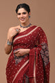 Printed Pure Cotton Mulmul Saree With Blouse