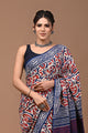 Pure Cotton Hand Block Printed Saree