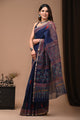 Exclusive Hand Block Printed Kota Doria Saree