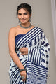 Printed Pure Cotton Mulmul Saree With Blouse