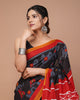 Printed Pure Cotton Mulmul Saree With Blouse