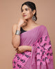 Printed Pure Cotton Mulmul Saree With Blouse