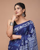 Printed Pure Cotton Mulmul Saree With Blouse