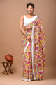 Printed Pure Cotton Mulmul Saree With Blouse