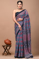 Printed Pure Cotton Mulmul Saree With Blouse