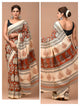 Printed Pure Cotton Mulmul Saree With Blouse