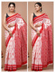 Printed Pure Cotton Mulmul Saree With Blouse