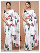 Printed Pure Cotton Mulmul Saree With Blouse