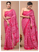 Printed Pure Cotton Mulmul Saree With Blouse