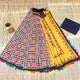 Printed Pure Cotton Mulmul Saree With PomPom Lace