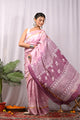 Crafted Exclusive Block Printed Assam Silk Saree