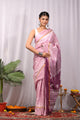 Crafted Exclusive Block Printed Assam Silk Saree