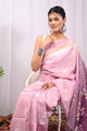 Crafted Exclusive Block Printed Assam Silk Saree