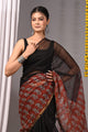 Premium Hand Block Printed Kota Doria Saree