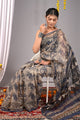Premium Hand Block Printed Kota Doria Saree