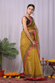 Premium Hand Block Printed Kota Doria Saree