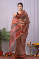 Premium Hand Block Printed Kota Doria Saree